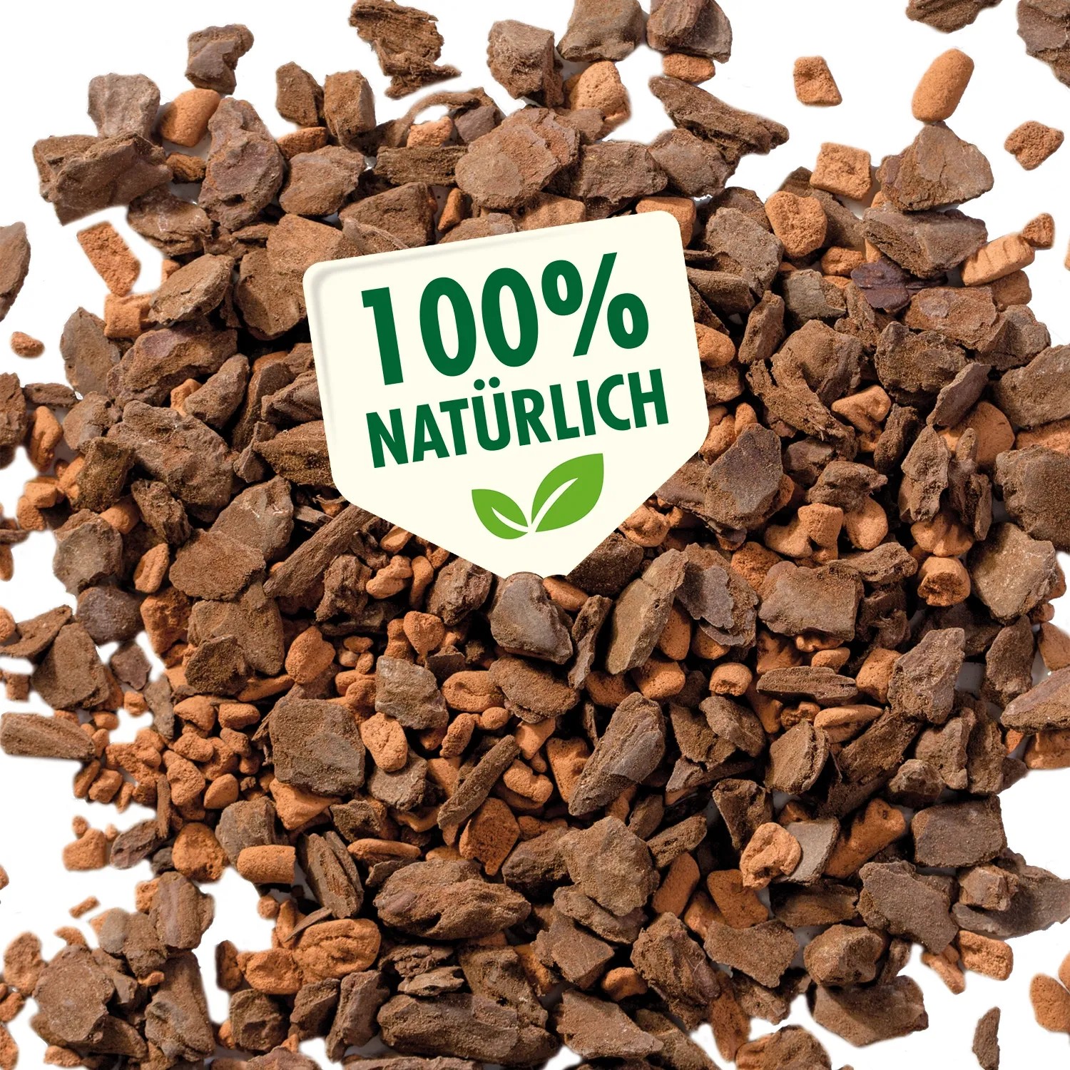 Seramis Orchideensubstrat, 7 l: Grobes Tongranulat und Pinienrinde mit "100% natürlich" Label.