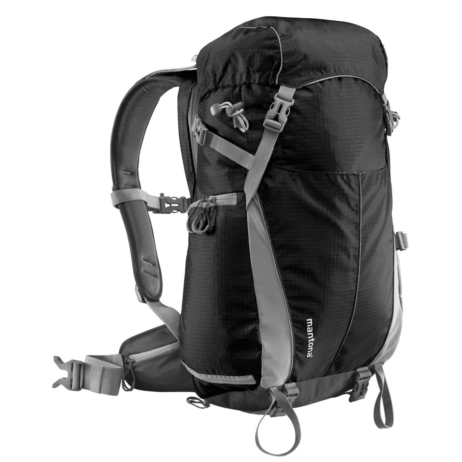 Mantona Elements Outdoor Rucksack Schwarz Fotorucksack Kamerarucksack Fototasche