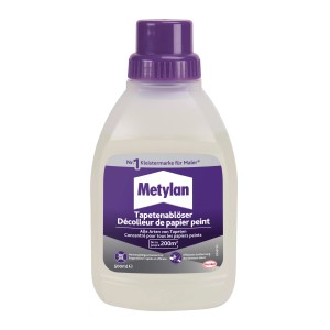 Metylan Tapetenentferner Aktiv, 500ml Flasche. Tapetenablöser für Papier- und Raufasertapeten.