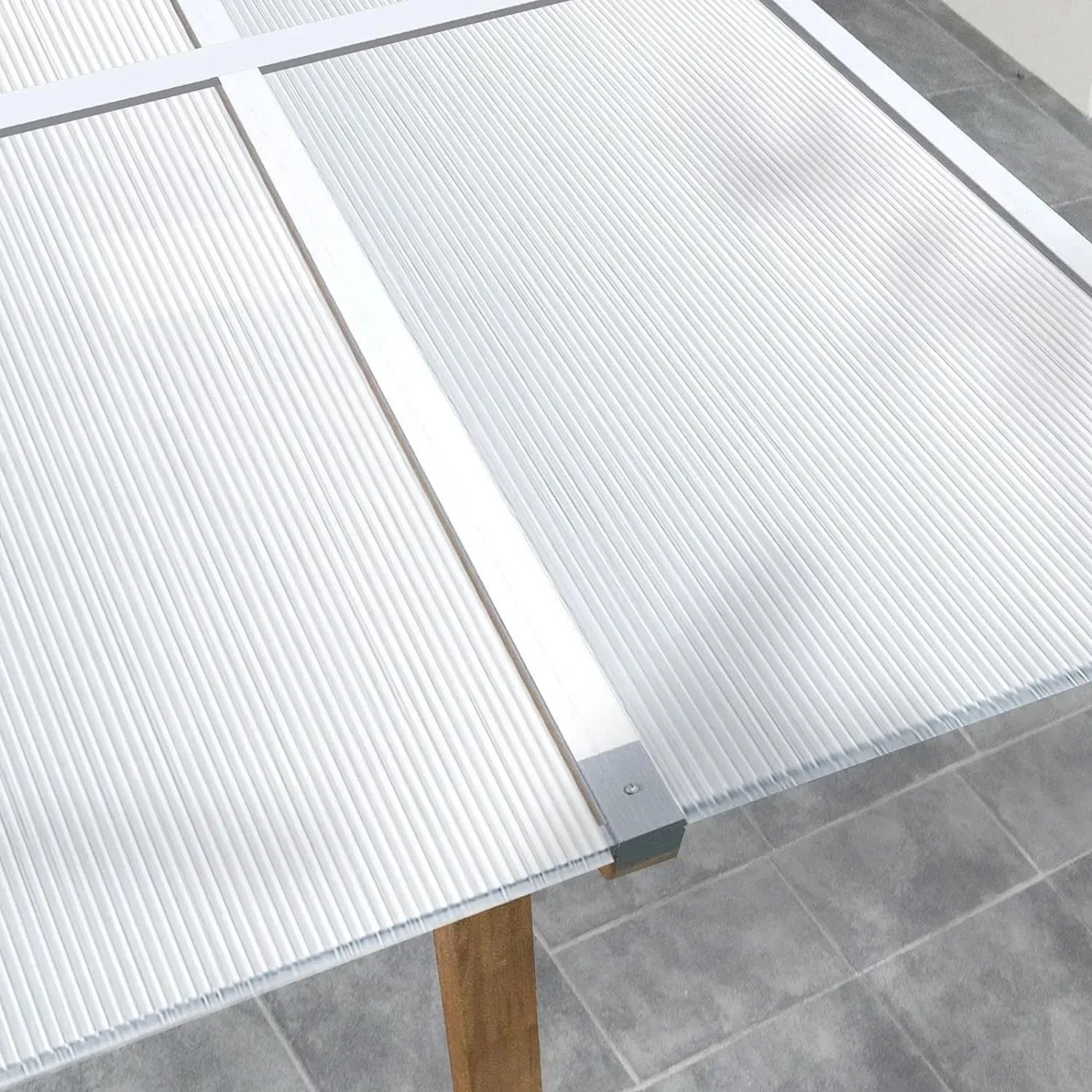 Gewächshaus Glas 14er-Set Gewächshausplatten Aus Polycarbonat, 1210 X 605 X 8 Dachplatten Kunststoff Wetterfest