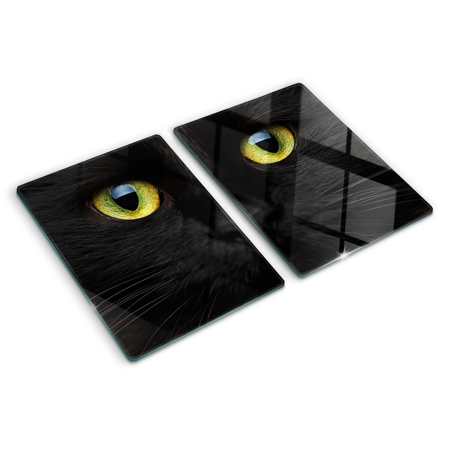 Tulup Herdabdeckplatte SET aus 2 Stück 40x52 cm Schneidebrett aus Glas Schu günstig online kaufen