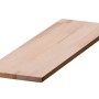 Fein geschliffene Leimholzplatte aus Buche, 250x50x1,8 cm, ideal für Regalböden und Möbelbau.