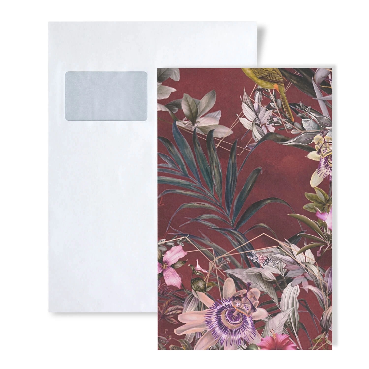 PROFHOME 1 MUSTERSTÜCK S-381785-GU DIN A4 MUSTER der Floralen Tapete günstig online kaufen