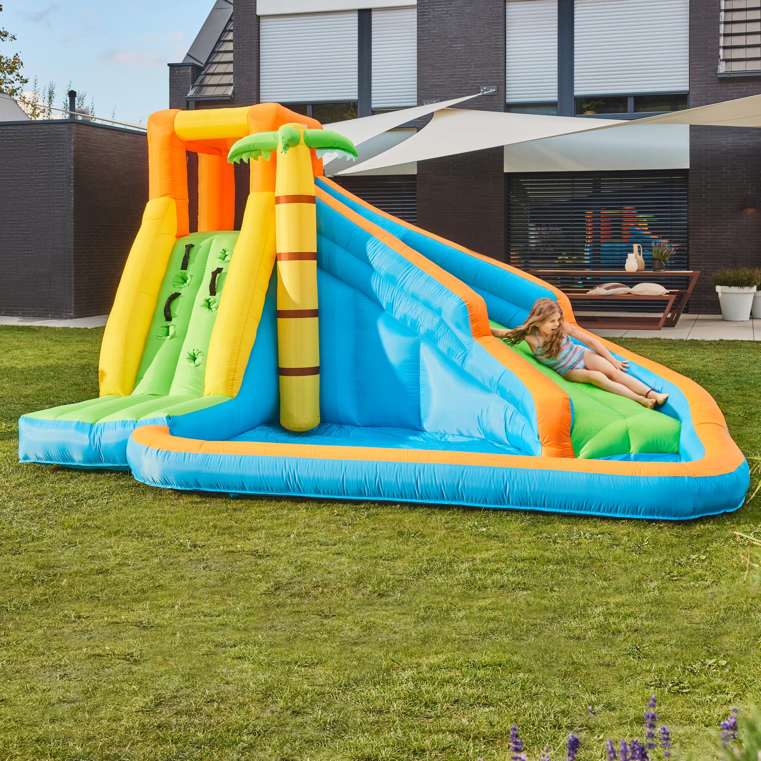Home Deluxe Hüpfburg Vivi mit Rutsche inkl. Gebläse günstig online kaufen