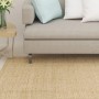Naturfarbener Sisal Teppich (100x150 cm) von vidaXL. Robuster Teppich für den Innenbereich.