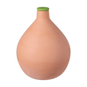 Relaxdays Olla Keramik Terrakotta Grün Selbstbewässernd 3 l 23 cm x 18,5 cm 846 g