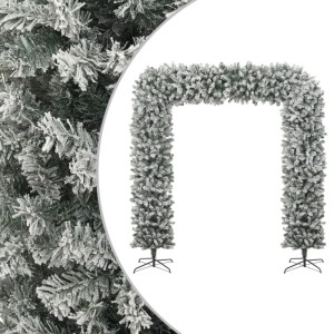 Beschneite vidaXL Weihnachtsgirlande, 240 cm, für festliche Dekorationen.