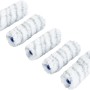 Set aus 5 LUX Farbwalzen Grau, 11 cm, für präzises Streichen von Kleinflächen.
