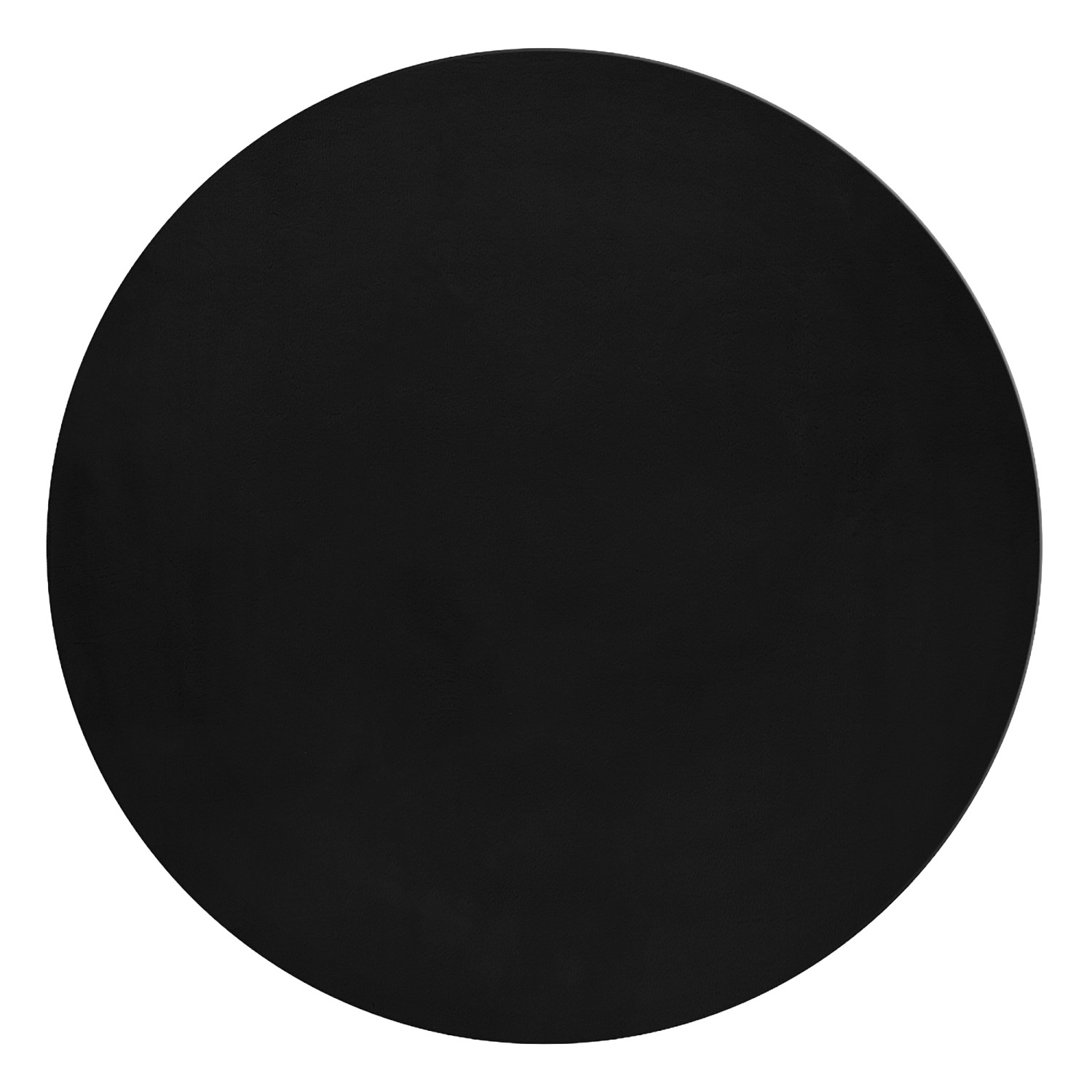 Thumbnail - Ayyildiz Kurzflorteppich Pouffy 5100 Schwarz Ø 160 cm