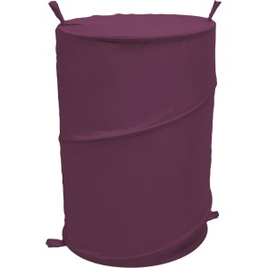 Violettfarbener baliv Dark Wonder Wäschesammler aus Polyester, 54 Liter.