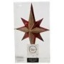 Kaemingk Christbaumschmuck Christbaumspitze Bruchfest Rot Glitter H 25,5 cm