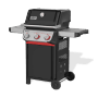 Weber Gasgrill E-325 GBS Spirit 2025, 3 Brenner, schwarz. Grillwagen mit Sear Boost Funktion und Deckelthermometer.