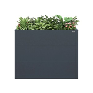 Weka Metall-Hochbeet Gary M 100 cm x 50 cm x 77 cm Anthrazit