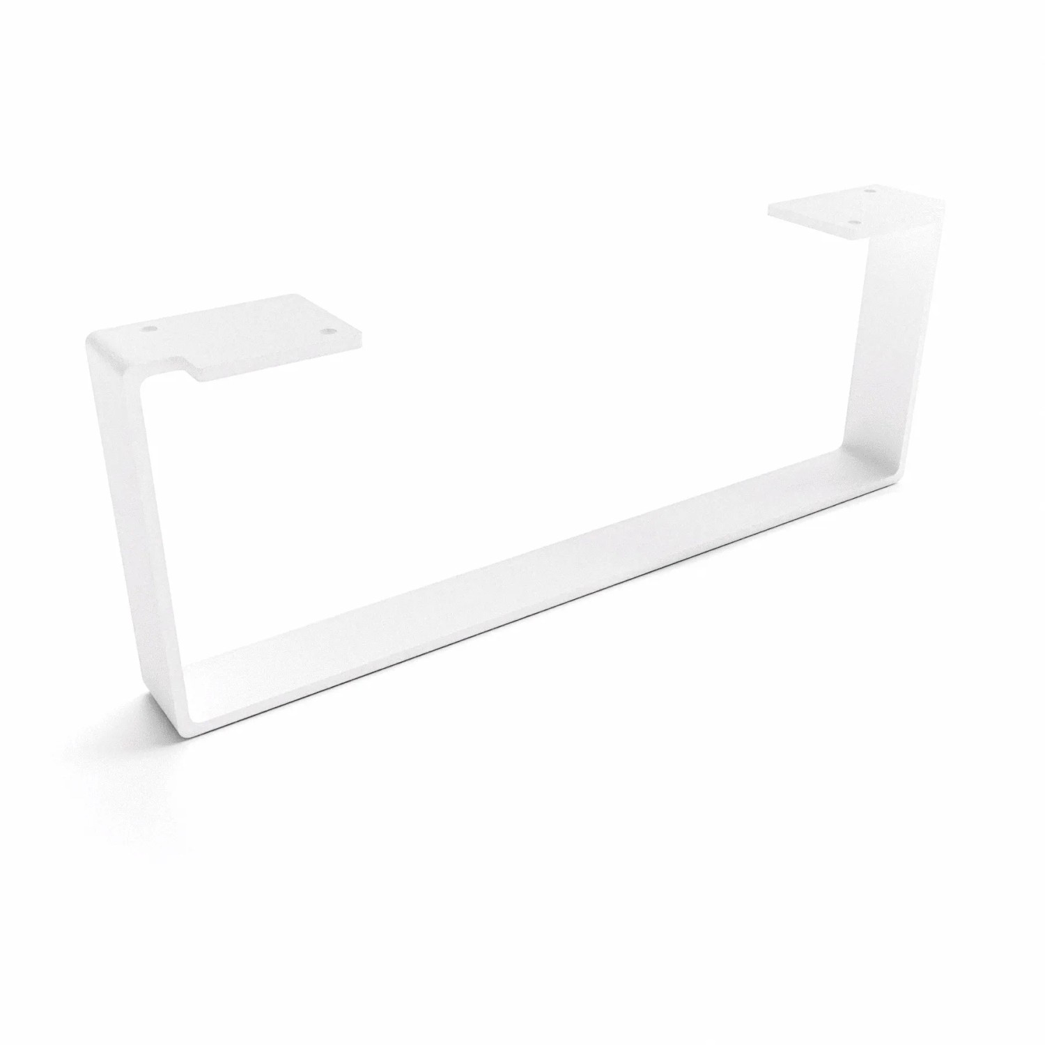 HEVVA Möbelbein LUXEMBURG 15 cm Hoch 40 cm Tief 1 Fuß Weiß