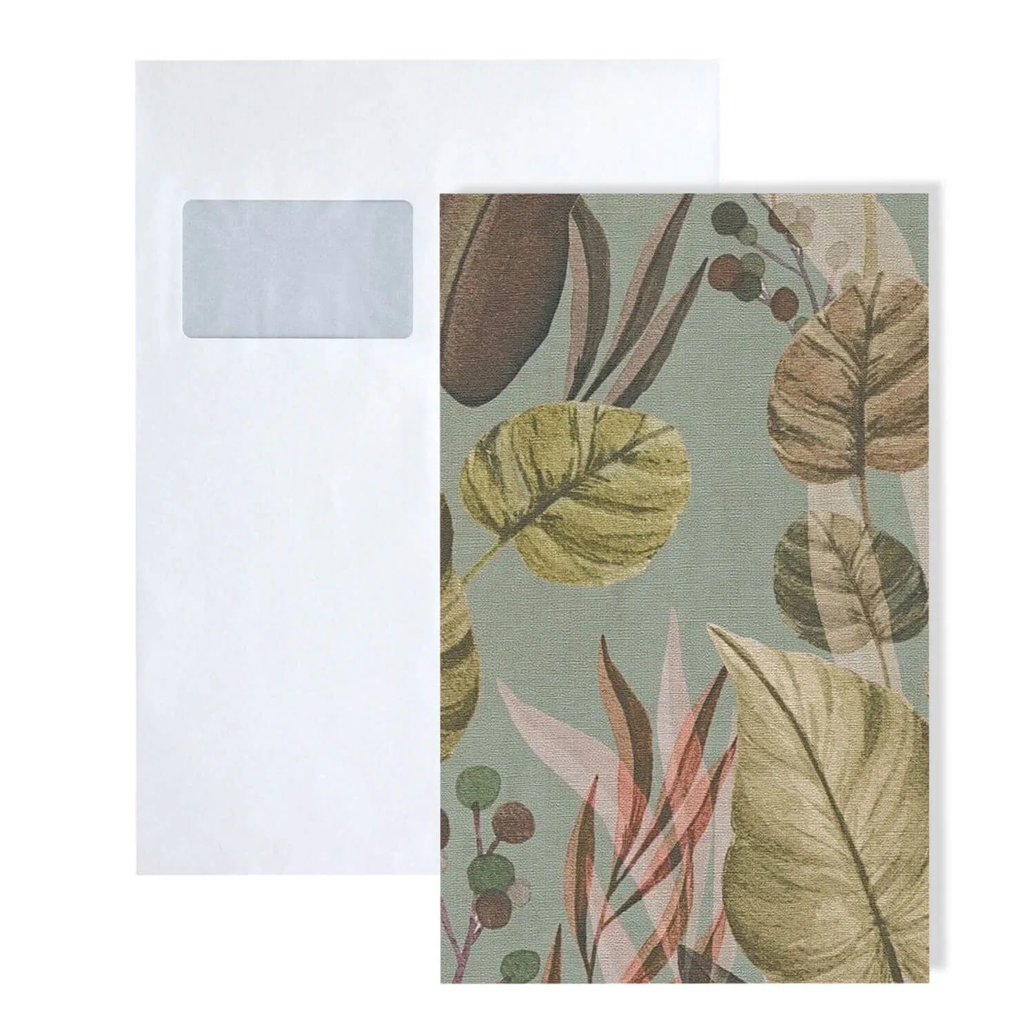 PROFHOME S-782193-GU DIN A4 Muster der Floralen Tapete 1 Musterstück