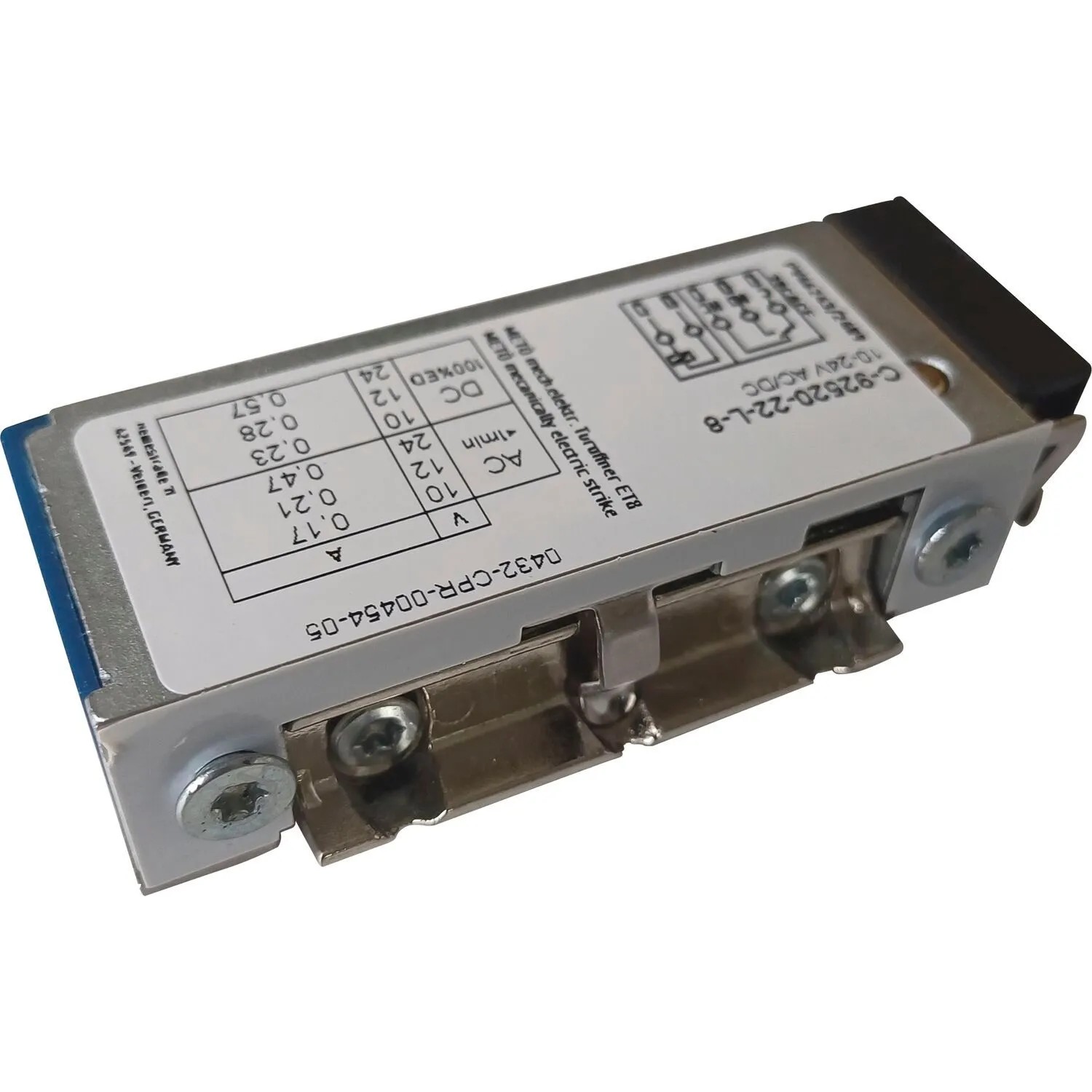 Bks Türöffner 9252 Metö 9-24 V ohne FallEnführung mit Rückmeldung Links