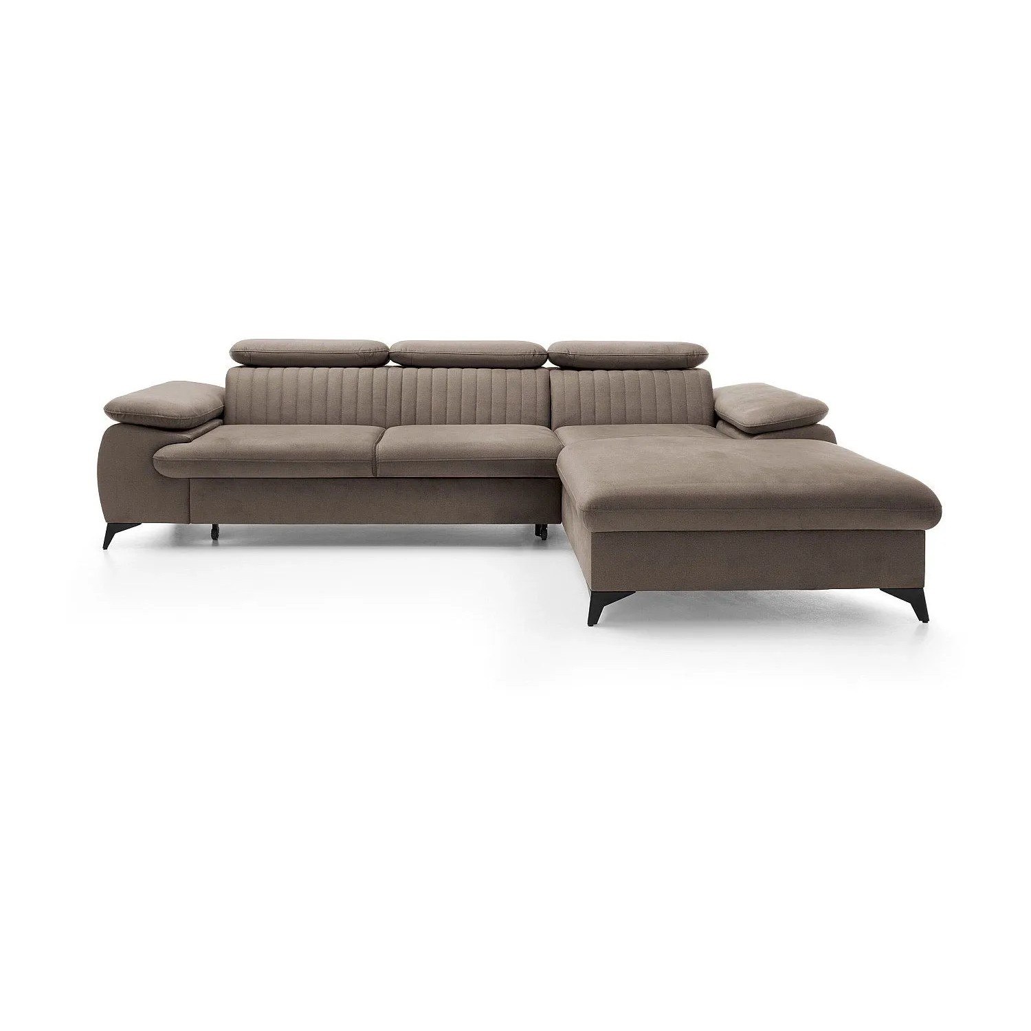 Vente-unique Schlafsofa Samara Taupe 280 cm