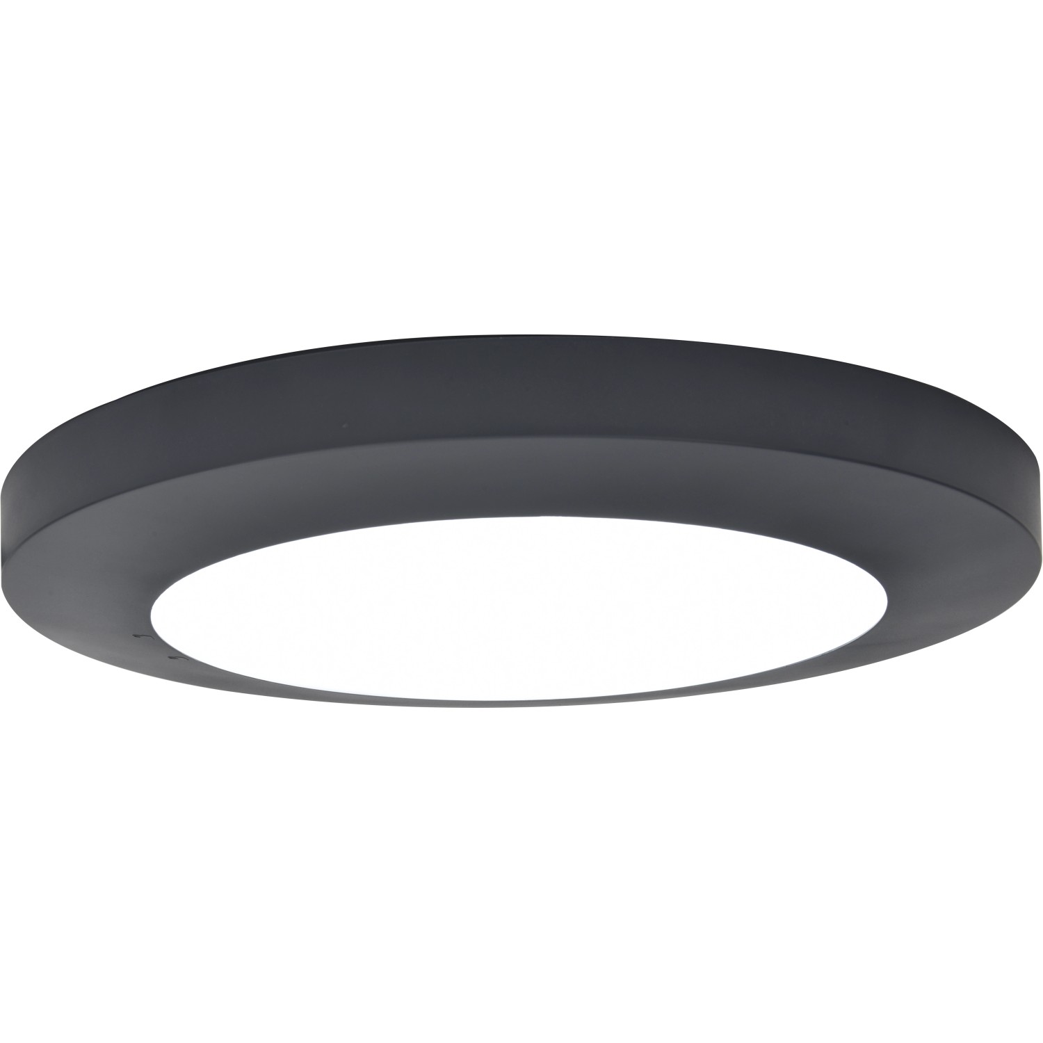 Lutec LED-Außenleuchte Kayah 1-flammig Anthrazit Ø 30,5 cm x 4 cm