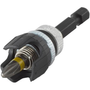 Wolfcraft Schraubvorsatz für Innenausbau mit Tiefenstopp und Bit für Gipskarton.