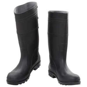 vidaXL Gummistiefel Schwarz Größe 44 PVC 137593