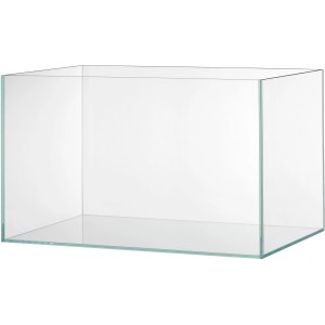 Leeres, rechteckiges Eheim ClearTank Aquarium-Glasbecken, 73 l, für Aquascaping.
