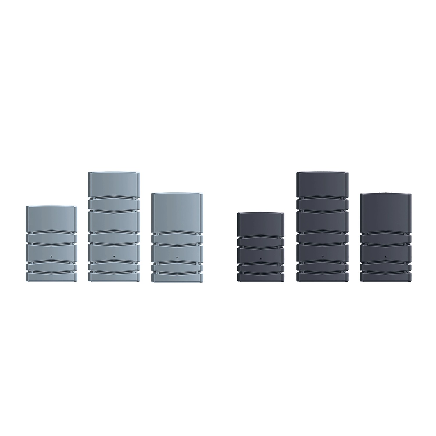Waterform Regentonne Aqua Tower 450 l Grau bei OBI