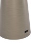 EGLO LED Tischlampe PICCOLA, bronze-dunkel, mit Touchdimmer und USB-Anschluss.