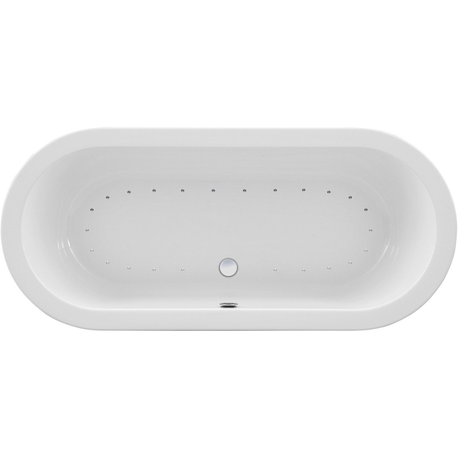 Ottofond Whirlpool Flora Komfort-Silentsystem 179,5 cm x 80 cm Weiß günstig online kaufen