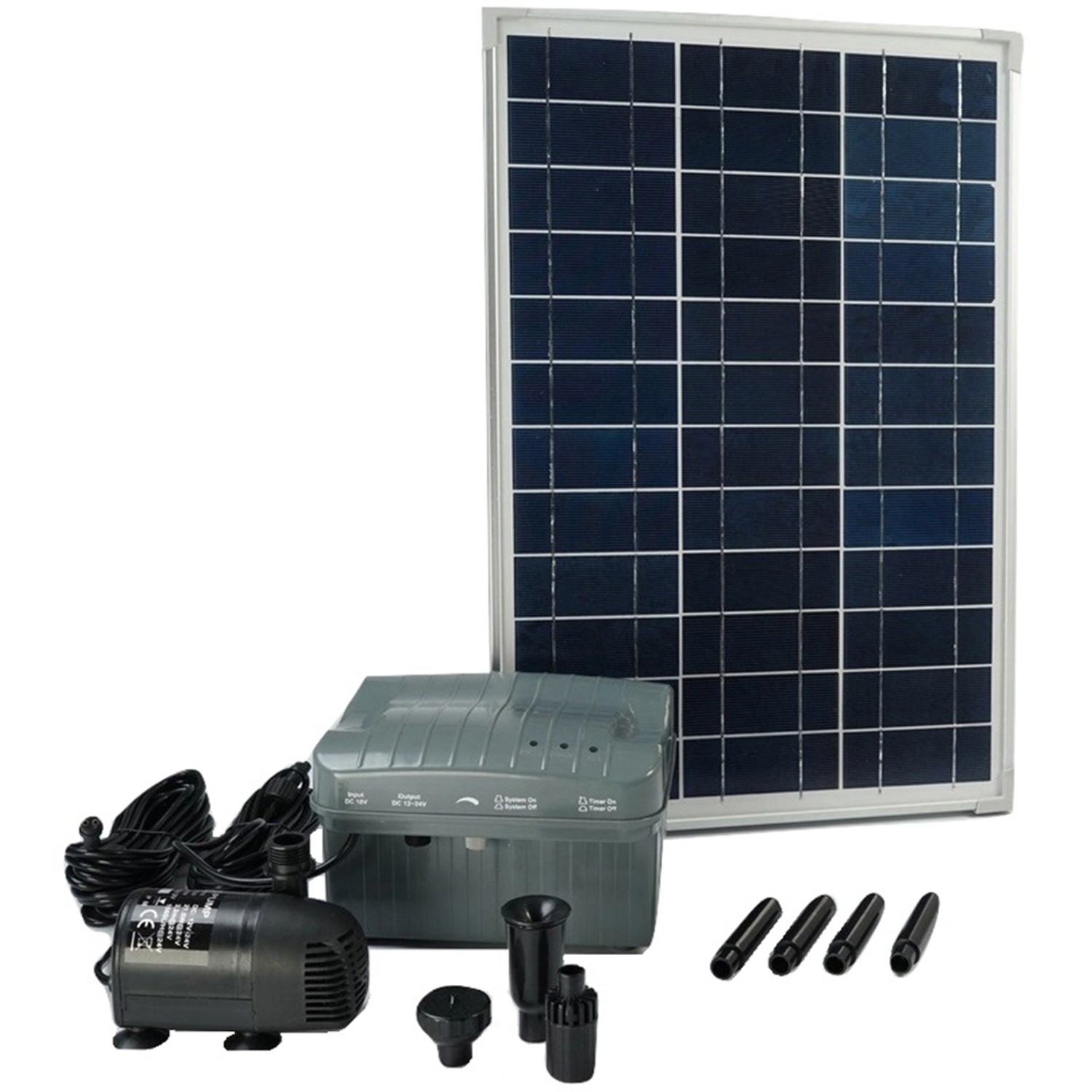 Ubbink Solarmax 1000 Springbrunnenpumpe m. Solarpaneel & Batterie 980 - 1350 l/h