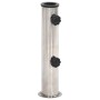 vidaXL Sonnenschirmständer für Ø38/48 mm Mast Silbern Edelstahl 4003375