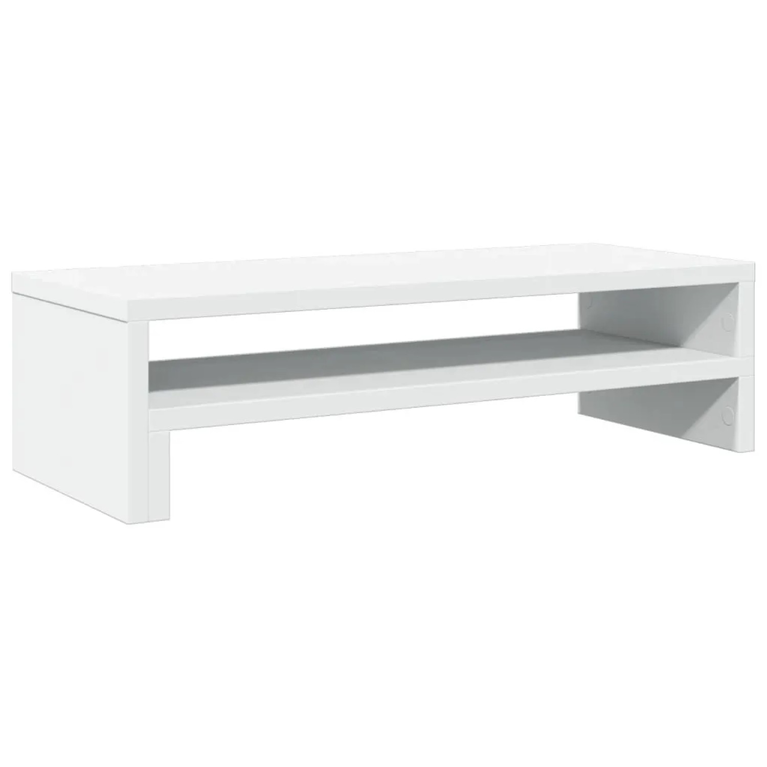 vidaXL Monitorständer Weiß 54x22x15 cm Holzwerkstoff 854769
