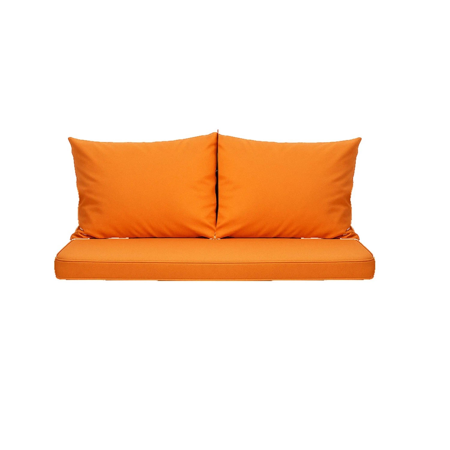 Setgarden  Mix Bench Kissen Outdoor Kissen Bankauflage 110x60+2x50x56cm Kissen Für 2-Sitzer Bänke 1tlg Orange