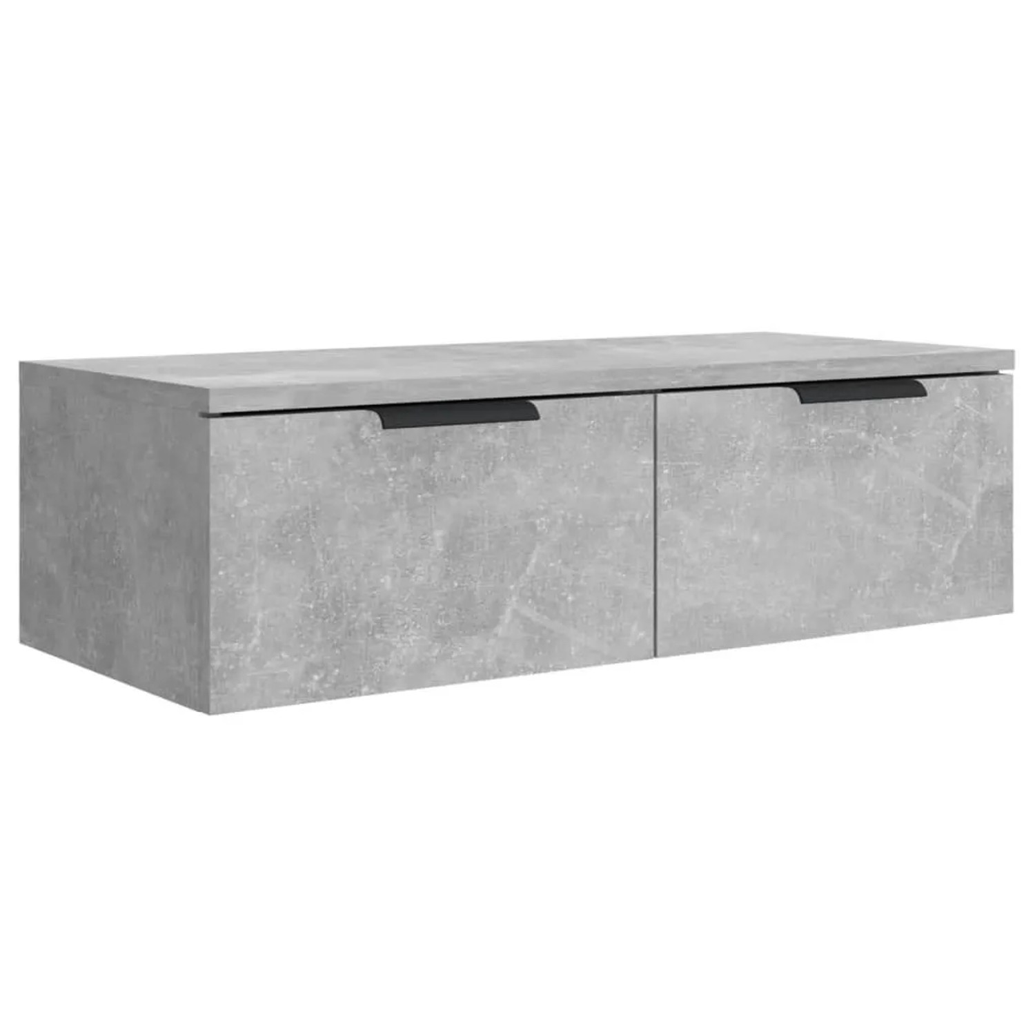 vidaXL Wandschrank Betongrau 68x30x20 cm Holzwerkstoff 811398 günstig online kaufen