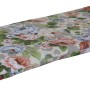 Angerer Bankkissen Wolfgangsee Creme Blumenmuster, 150 cm. Sitzkissen für Gartenbank mit floralem Design.