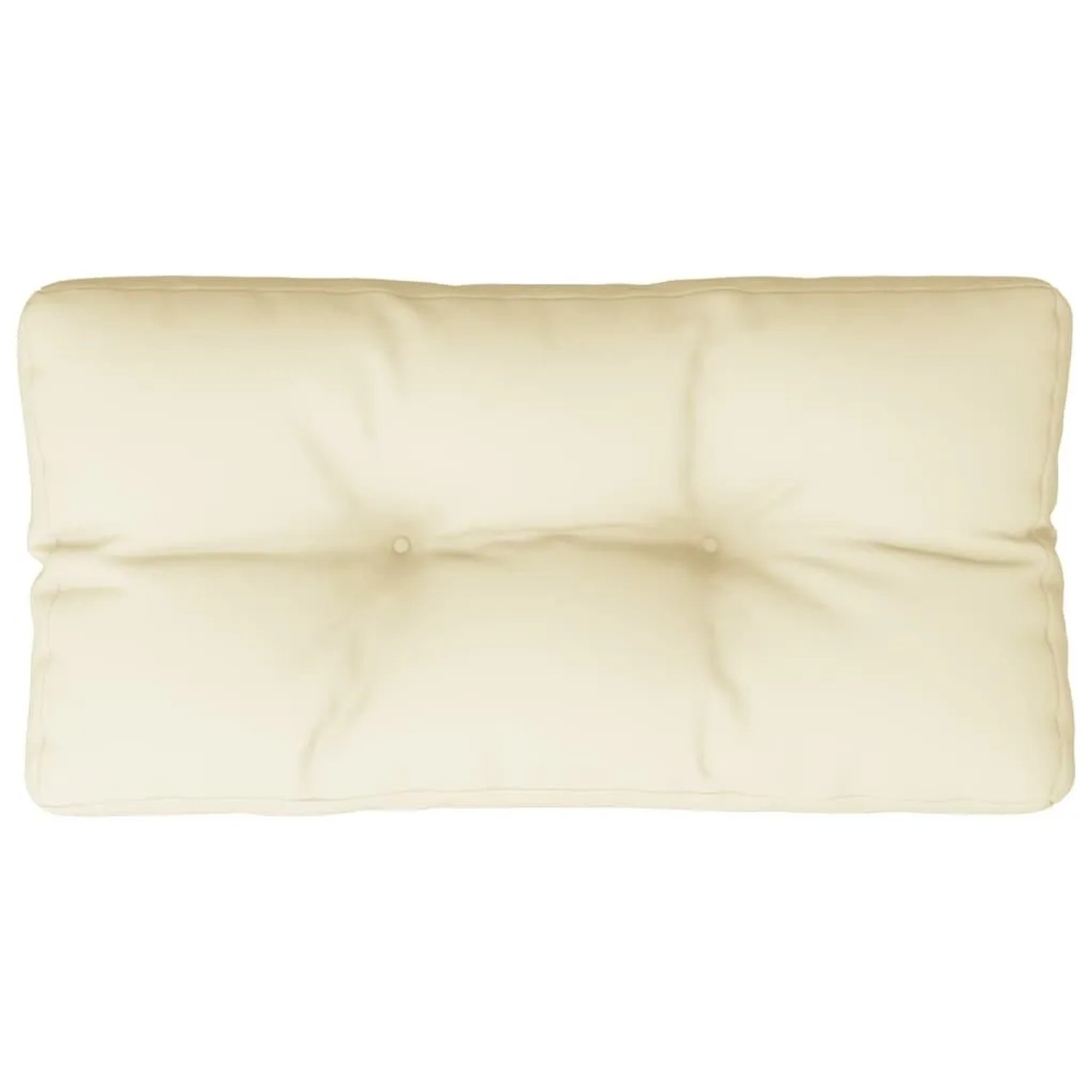 vidaXL Palettenkissen Creme 70x40x12 cm Stoff 360581