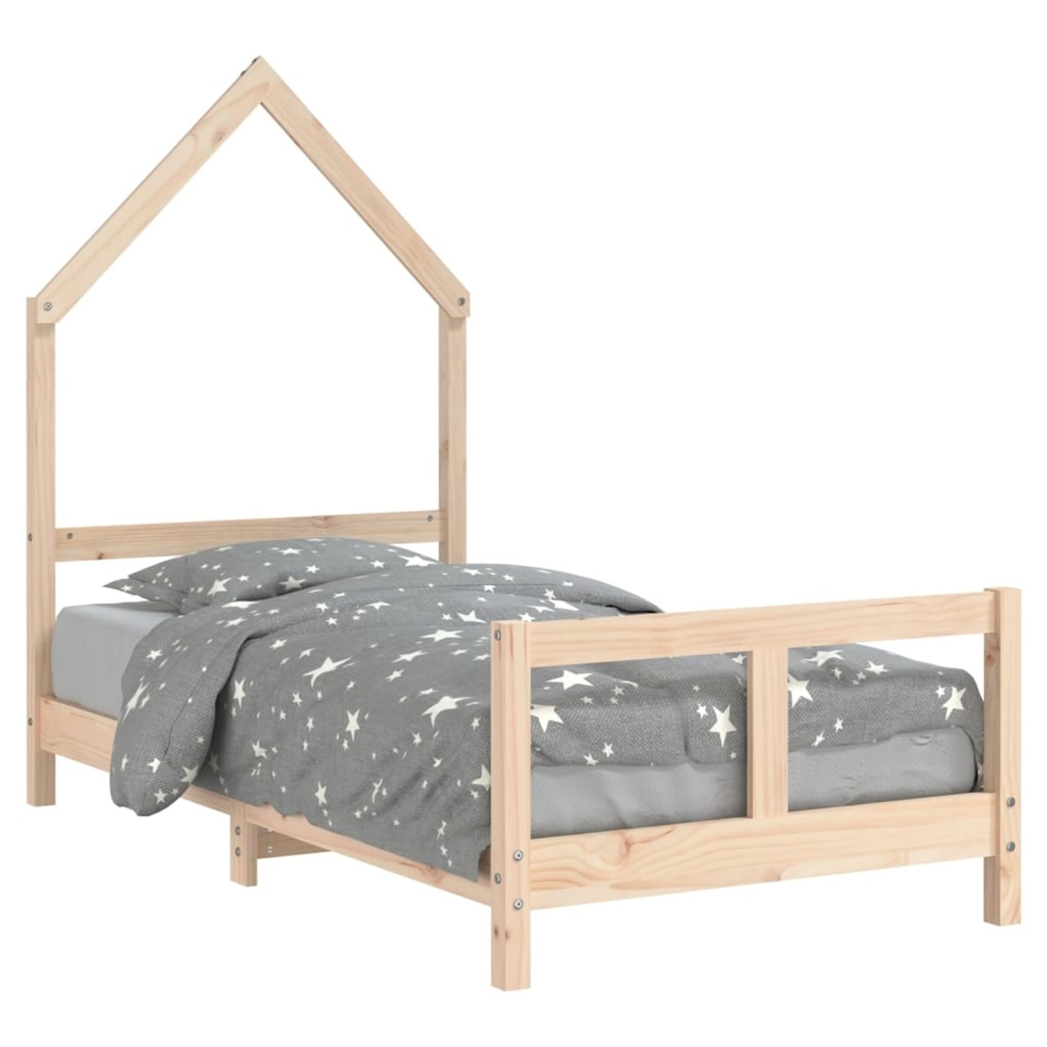 vidaXL Kinderbett 80x160 cm Massivholz Kiefer 834558 günstig online kaufen