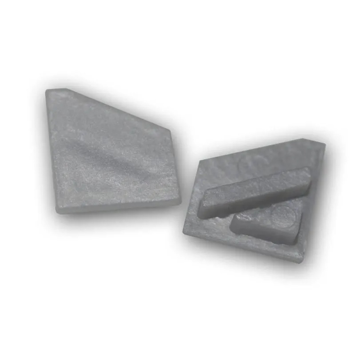 Image of world-trading-net 1 Paar Endkappen für Aluminium-Profüril Starline-Mikro