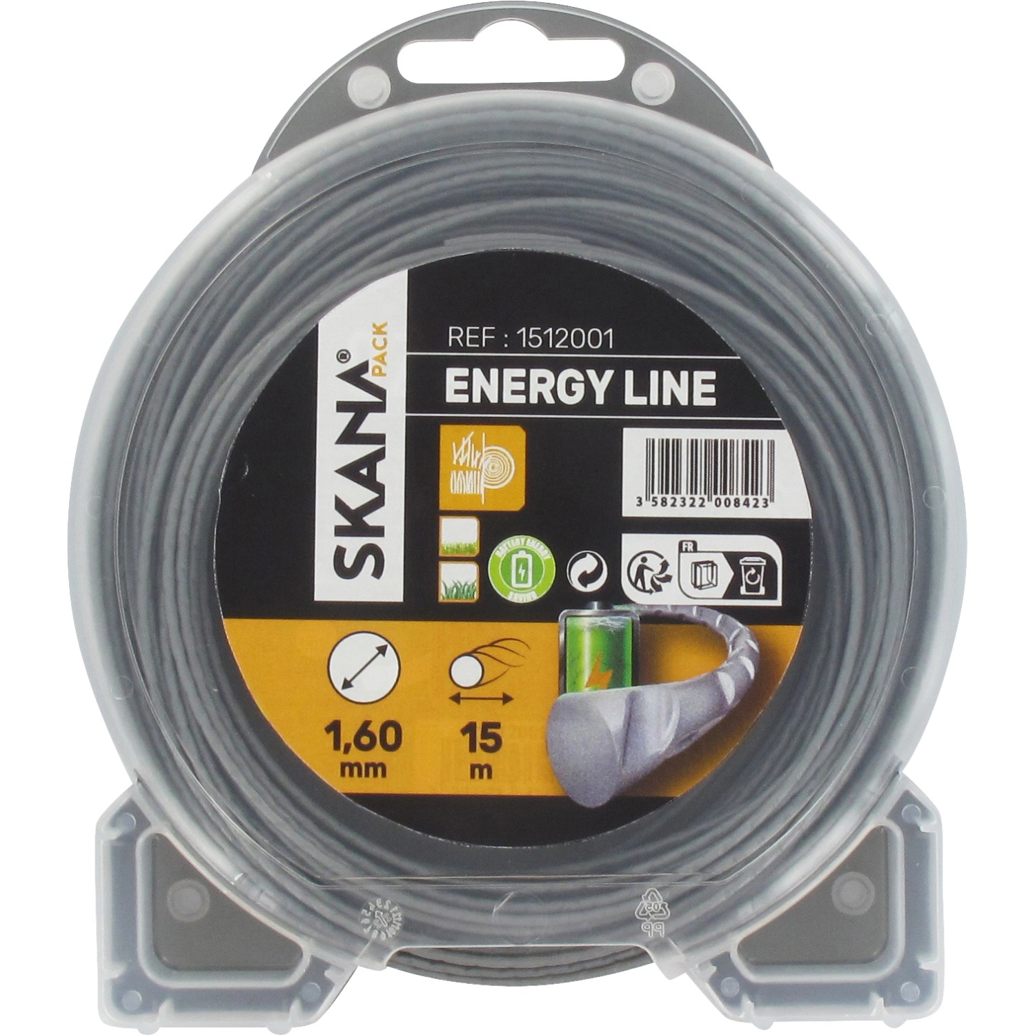 Skana Premium-Mähfaden Energy Line Ø 1,6 mm x 15 m günstig online kaufen