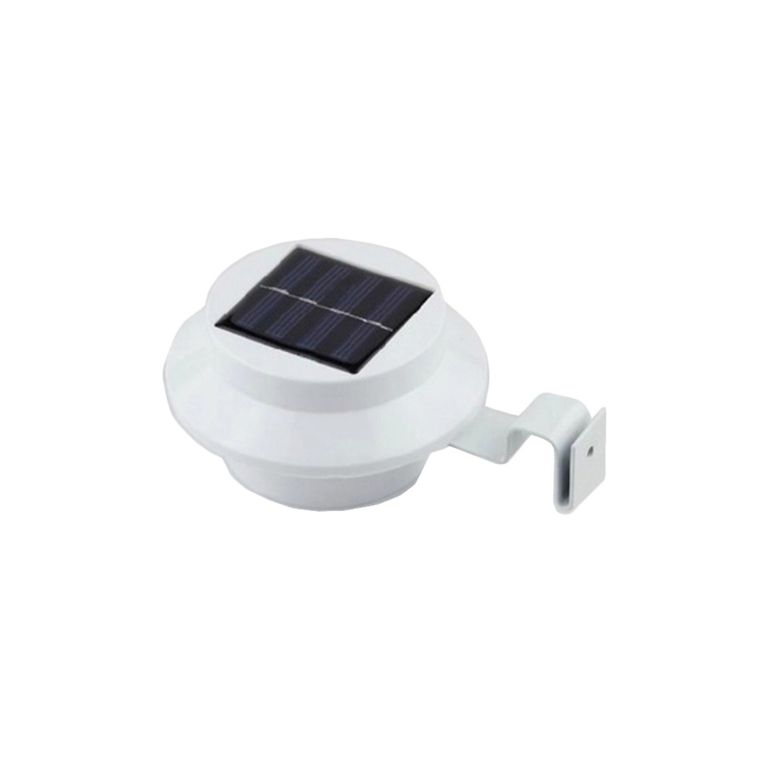 Jardinion Solarleuchten 2x 12cm 6cm Weiß Dachrinnenleuchte LED Außenleuchte günstig online kaufen