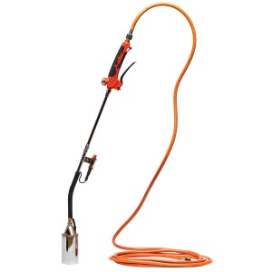 Rothenberger Anwärmbrenner Piezo 60 mit Gasschlauch für Unkrautvernichtung und mehr.
