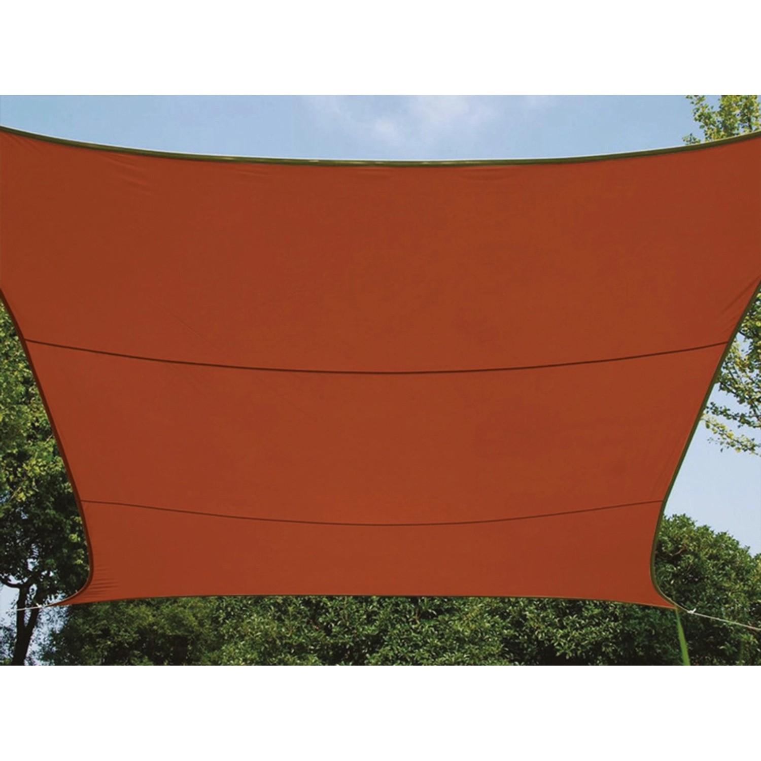 Sonnensegel Terrakotta Quadratisch 3,6 x 3,6 m