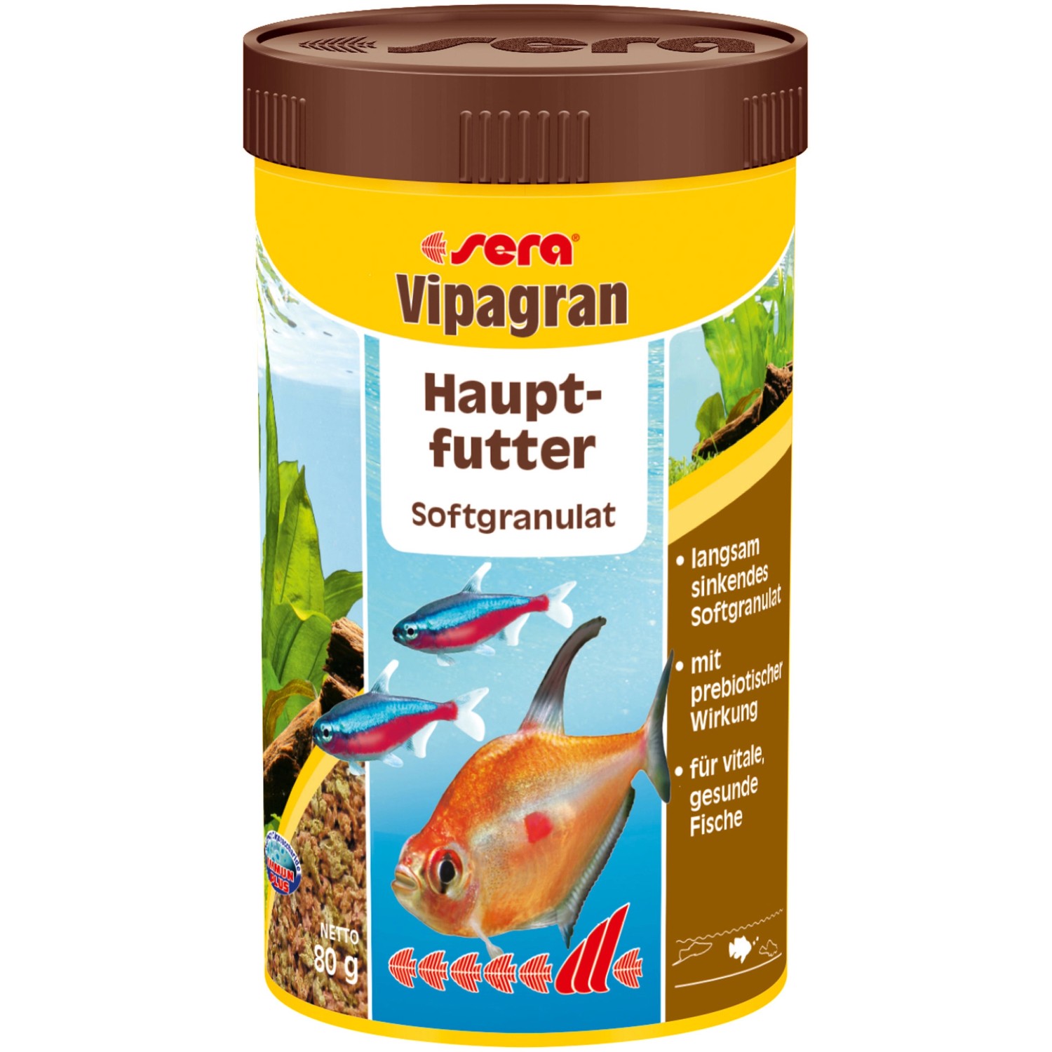 Sera Fischfutter Vipagran Nature 250 ml (80 g)