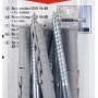 Fischer Langschaftdübel SXR 10x80 mit Schraube, 4er-Set, geeignet für Voll- und Lochbaustoffe.