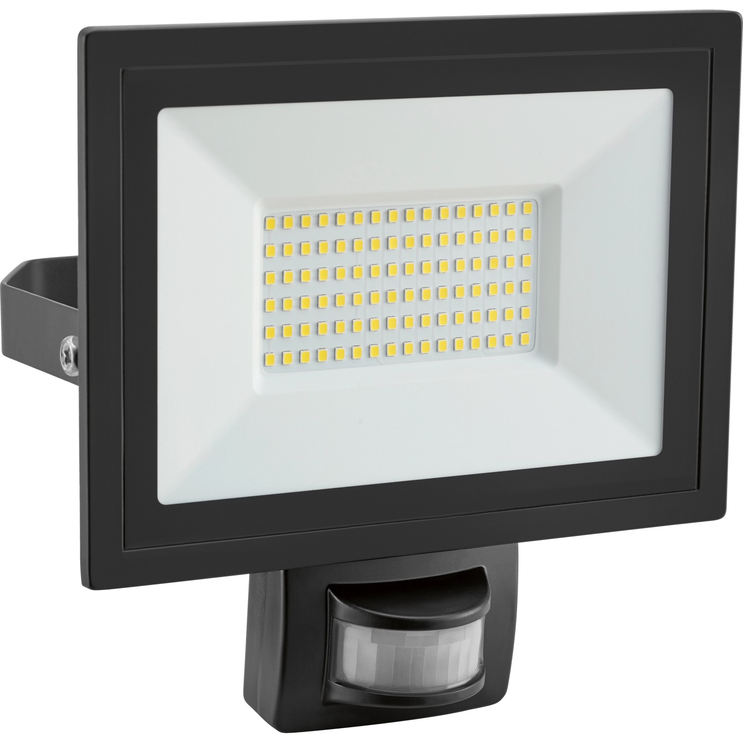 Außenstrahler mit Bewegungssensor FLS 35W - LED Aluminium Schwarz günstig online kaufen