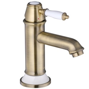 PaulGurkes Nostalgie Waschtischarmatur, Einhandmischer im Retro-Design.