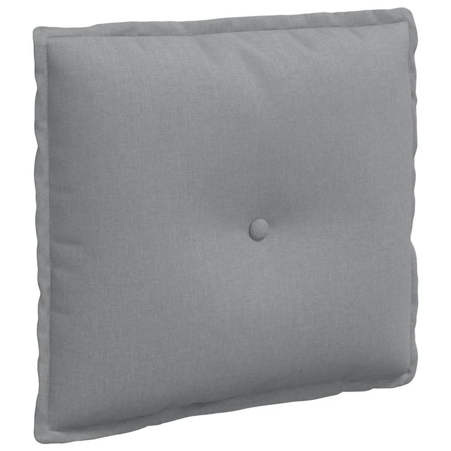 vidaXL Rückenkissen Hellgrau 50 x 19 x 45 cm Stoff 42014615