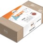 CREATE! by OBI DIY Farb-Set Lachsrosa (125ml) im Karton mit Pinsel, Schleifpapier und Kreppband.
