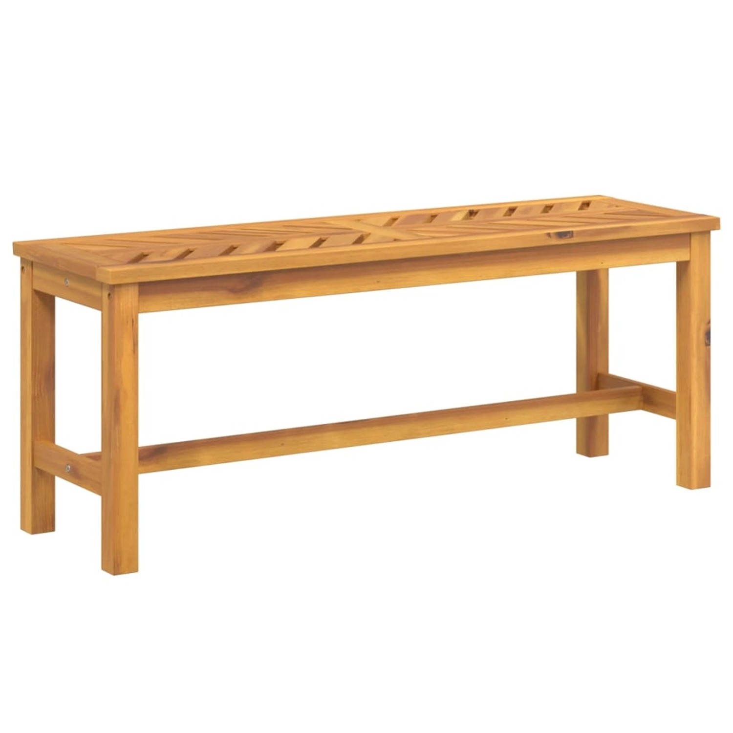 VidaXL Gartenbank Akazie 110 cm Massivholz
