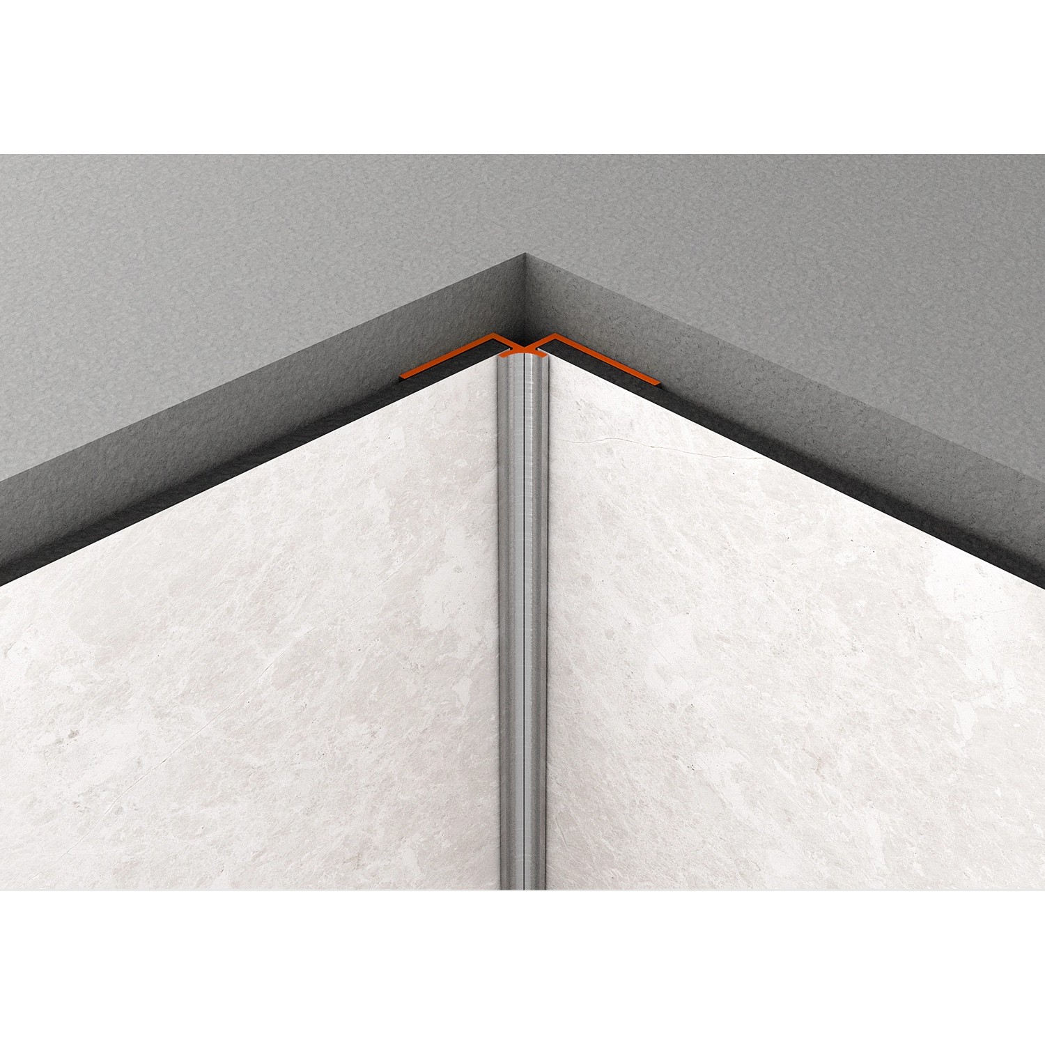 Nordholm Eckprofil-Innen Aluminium 4 mm / 2800 mm Schwarz