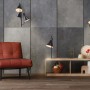Schwarze Ledvance LED-Tischleuchte Decor Tokio, 44 cm, im japanischen Stil.